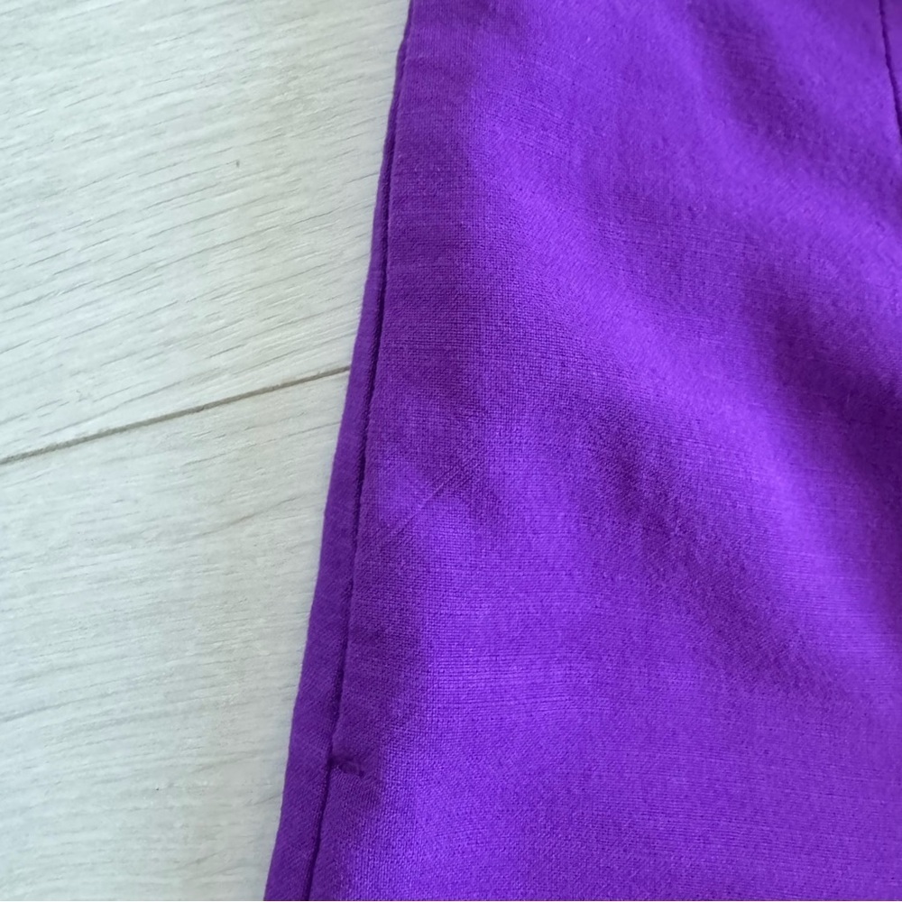 Maison Scotch Para Dise Violet Clean Cut Smart Airy High Waisted Shorts Sz XS - Picture 5 of 11